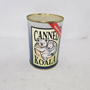 Vintage 1996 Australian Canned Koala Toy Bear Sealed Unopened.  Item is new